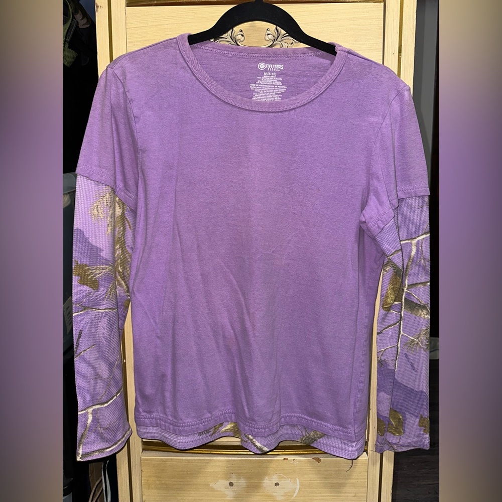 Outfitters Ridge X RealTree Women's Camo Long Sleeve Long John Hunting Shirt Top